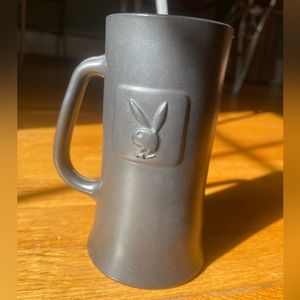 Vintage Playboy Bunny Black Beer Mug
